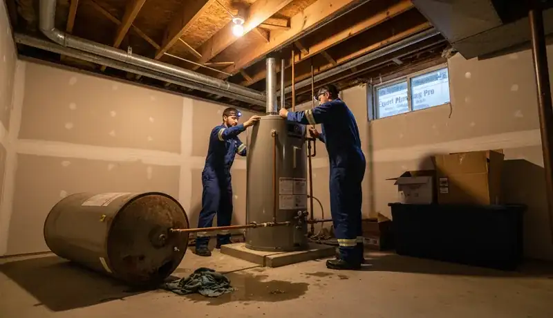 Expert Plumbing Pro - after-hours-water-heater-failure-and-replacement-in-wheat-ridge