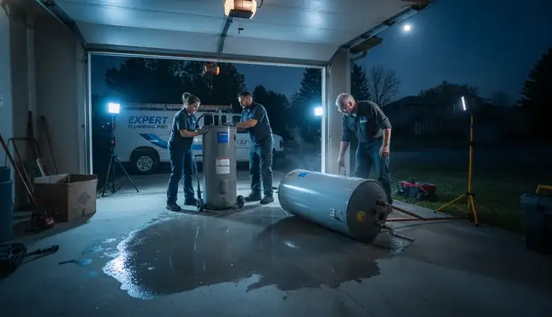 Expert Plumbing Pro - late-night-water-heater-failure-and-replacement-in-applewood-west
